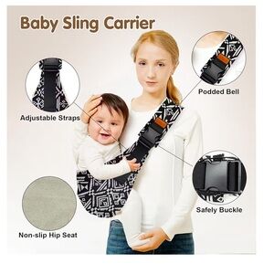 Blue and White baby/toddler Sling